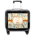 Swirly Floral Pilot / Flight Suitcase (Personalized)