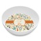 Swirly Floral Melamine Bowl - 8 oz (Personalized)