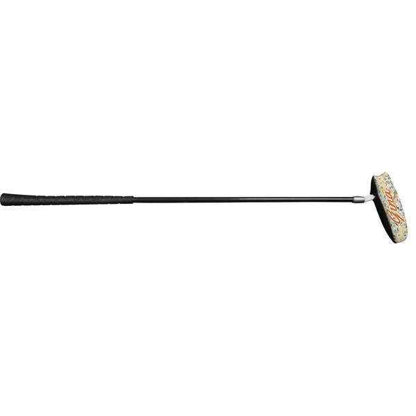 Swirly Floral Putter Cover (In Use)