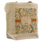 Swirly Floral Reusable Cotton Grocery Bag - Single (Personalized)