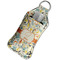 Swirly Floral Sanitizer Holder Keychain - Large in Case