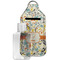 Swirly Floral Hand Sanitizer & Keychain Holder - Large (Personalized)