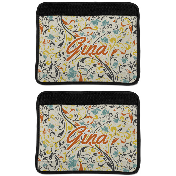 Swirly Floral Seat Belt Cover (APPROVAL Update)