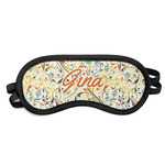 Swirly Floral Sleeping Eye Mask (Personalized)