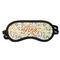 Swirly Floral Sleeping Eye Masks - Front View