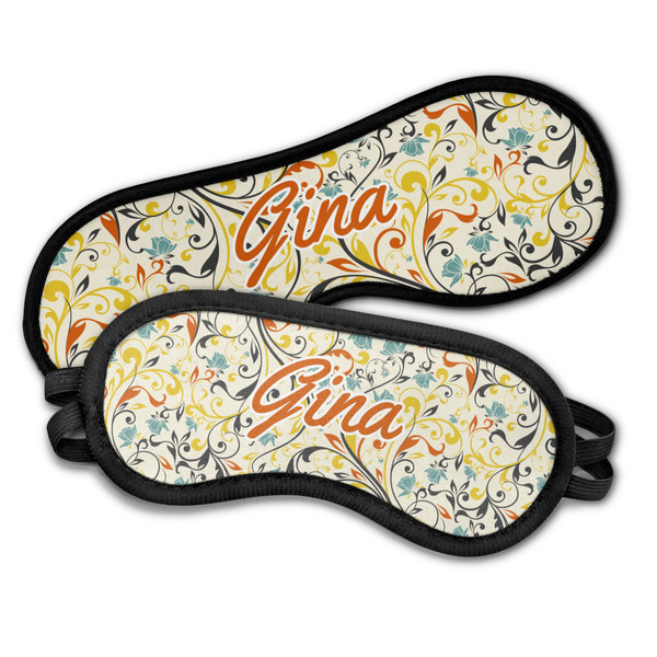 Swirly Floral Sleeping Eye Masks - PARENT