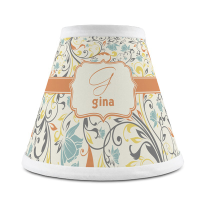 Swirly Floral Chandelier Lamp Shade (Personalized)