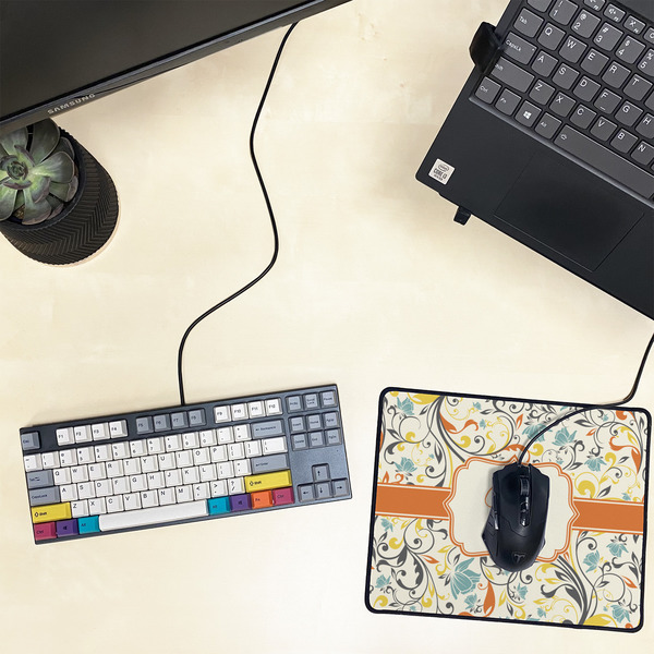 Swirly Floral Small Gaming Mats - LIFESTYLE