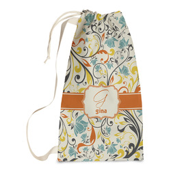 Swirly Floral Laundry Bags - Small (Personalized)