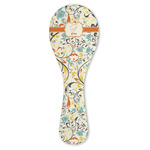 Swirly Floral Ceramic Spoon Rest (Personalized)