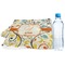 Swirly Floral Sports Towel Folded with Water Bottle