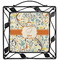 Swirly Floral Square Trivet (Personalized)