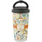 Swirly Floral Stainless Steel Coffee Tumbler (Personalized)