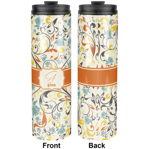 Swirly Floral Stainless Steel Tumbler 20 Oz - Approval