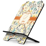 Swirly Floral Stylized Tablet Stand (Personalized)