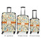 Swirly Floral Suitcase Set 1 - APPROVAL
