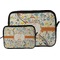 Swirly Floral Tablet Sleeve (Size Comparison)