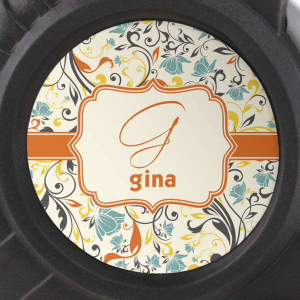 Swirly Floral Tape Measure - 25ft - detail