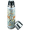 Swirly Floral Thermos - Lid Off