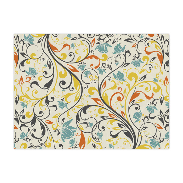 Custom Swirly Floral Tissue Paper Sheets - Large - Heavyweight