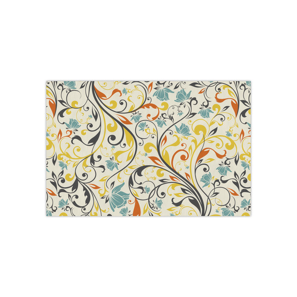 Custom Swirly Floral Small Tissue Papers Sheets - Heavyweight