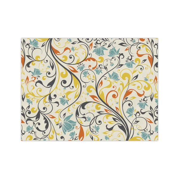 Custom Swirly Floral Tissue Paper Sheets - Medium - Lightweight