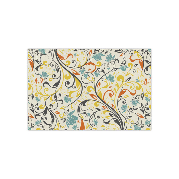 Custom Swirly Floral Tissue Paper Sheets - Small - Lightweight
