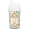 Swirly Floral Toddler Sippy Cup (Personalized)