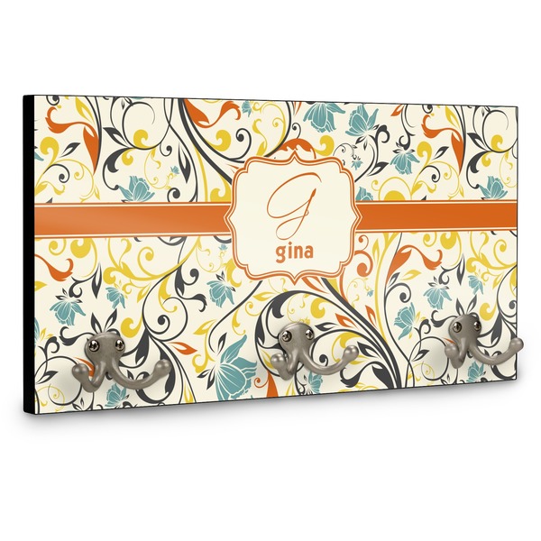 Swirly Floral Coat Hanger Main