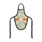 Swirly Floral Wine Bottle Apron - FRONT/APPROVAL