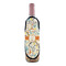 Swirly Floral Wine Bottle Apron - IN CONTEXT