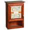 Swirly Floral Wooden Cabinet Decal (Medium)