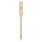 Swirly Floral Wooden Food Pick - Paddle - Single Pick