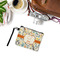 Swirly Floral Wristlet ID Cases - LIFESTYLE