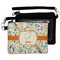 Swirly Floral Wristlet ID Cases - MAIN