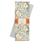 Swirly Floral Yoga Mat Towel (Personalized)