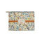 Swirly Floral Zipper Pouch - Small - 8.5"x6" (Personalized)