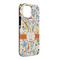 Swirly Floral iPhone 13 Pro Max Tough Case - Angle