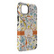 Swirly Floral iPhone 14 Pro Max Tough Case - Angle