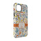 Swirly Floral iPhone 14 Pro Tough Case - Angle