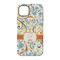 Swirly Floral iPhone 14 Pro Tough Case - Back