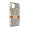 Swirly Floral iPhone 14 Tough Case - Angle