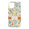 Swirly Floral iPhone 15 Pro Case - Back