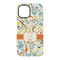Swirly Floral iPhone 15 Pro Tough Case - Back