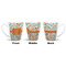 Orange & Blue Leafy Swirls 12 Oz Latte Mug - Approval