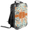 Orange & Blue Leafy Swirls 13" Hard Shell Backpacks - ANGLE VIEW