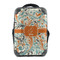 Orange & Blue Leafy Swirls 15" Backpack - FRONT