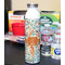 Orange & Blue Leafy Swirls 20oz Water Bottles - Full Print - In Context