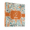 Orange & Blue Leafy Swirls 3 Ring Binder - Full Wrap - 1" (Personalized)