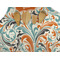 Orange & Blue Leafy Swirls Apron - Pocket Detail with Props